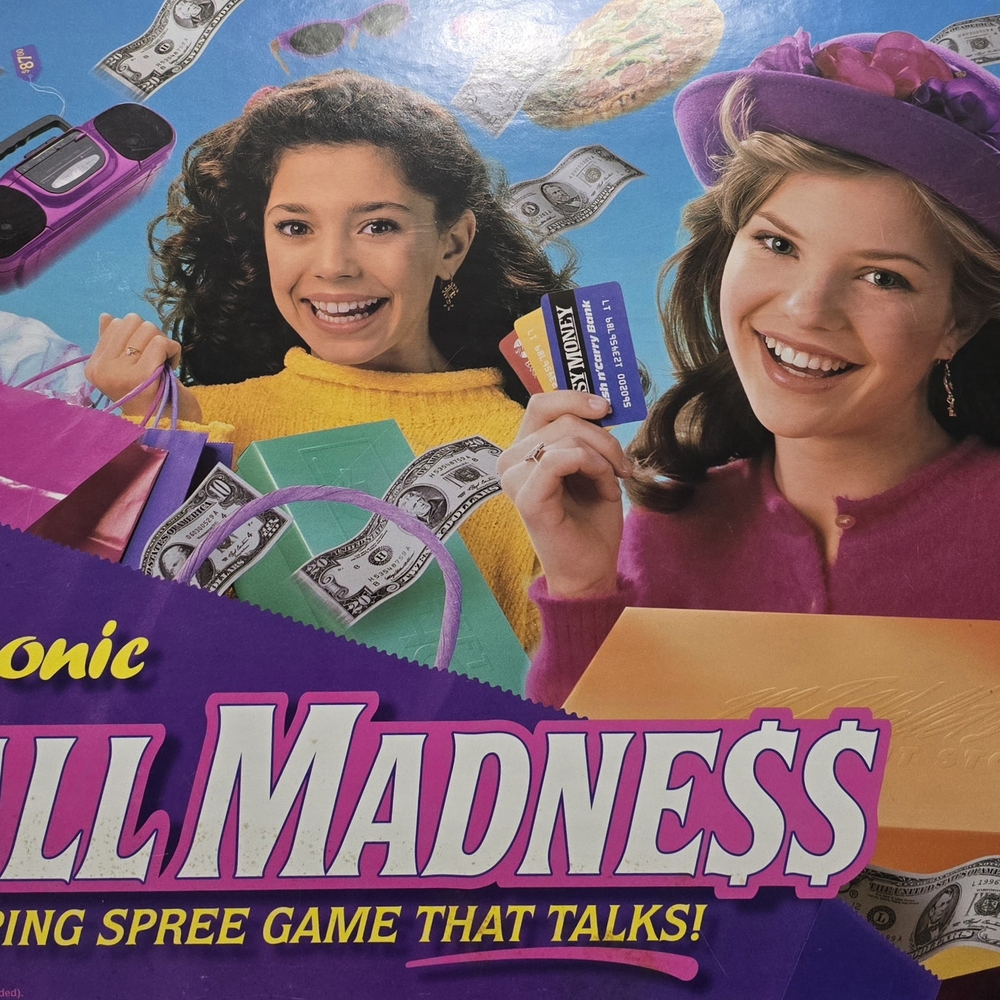 Electronic Mall Madness Vintage 1996 Board Game